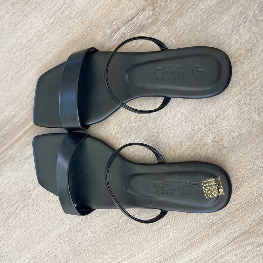 Women's Black Slide Sandals